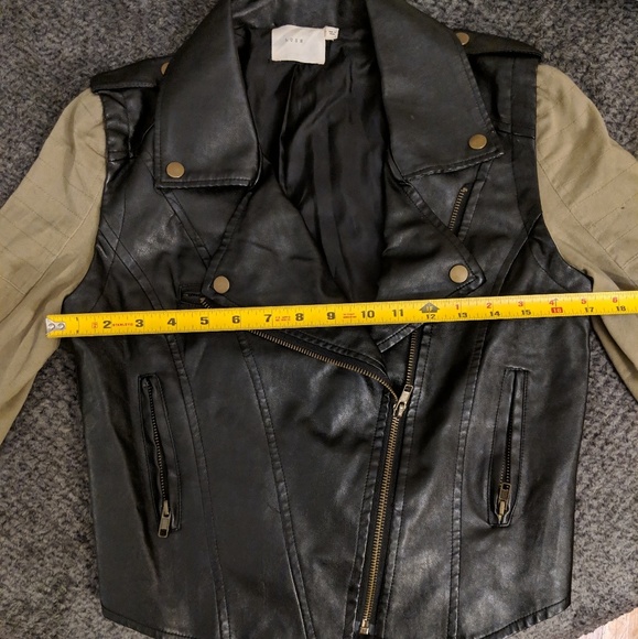 LUSH MILITARY LEATHER JACKET - Picture 4 of 5